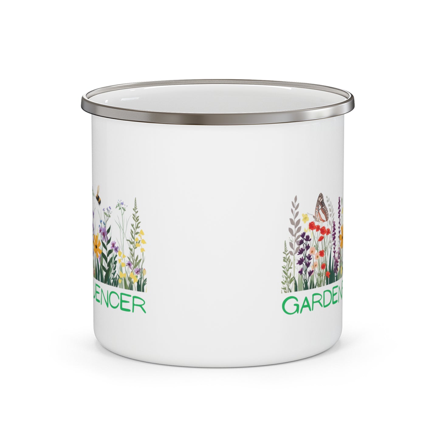 Gardenfluencer Enamel Camping Mug